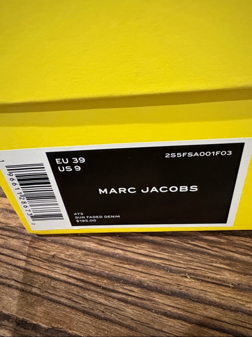 Marc Jacobs Blue Denim Logo Slide Sandals Size 9(40) - Picture 4 of 6